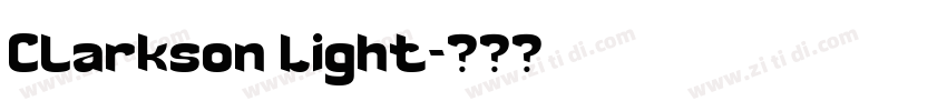 Clarkson Light字体转换